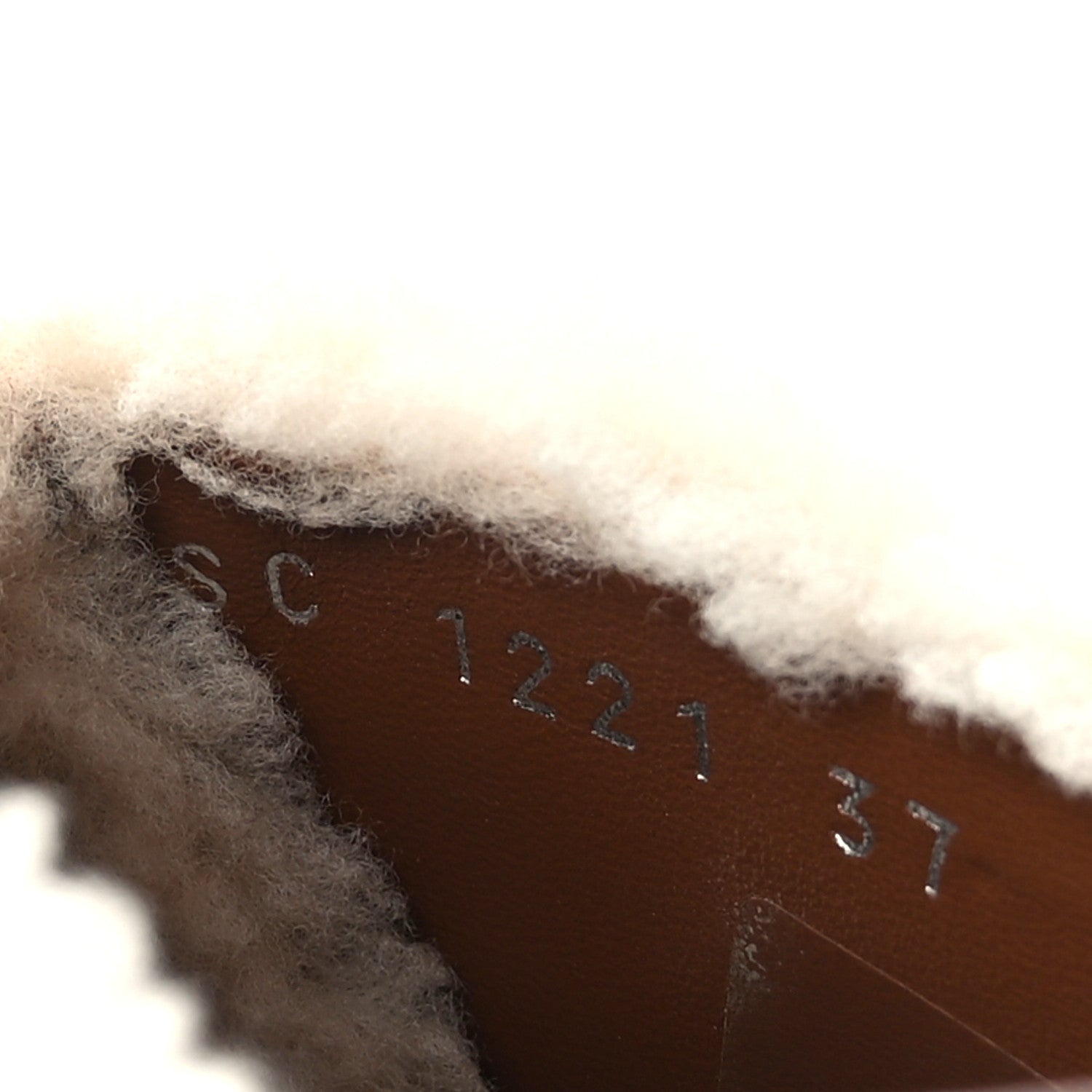Louis Vuitton Shearling Paseo Flat Comfort Mule 37 Brown 6 of 8