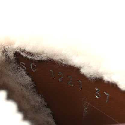 Louis Vuitton Shearling Paseo Flat Comfort Mule 37 Brown 6 of 8