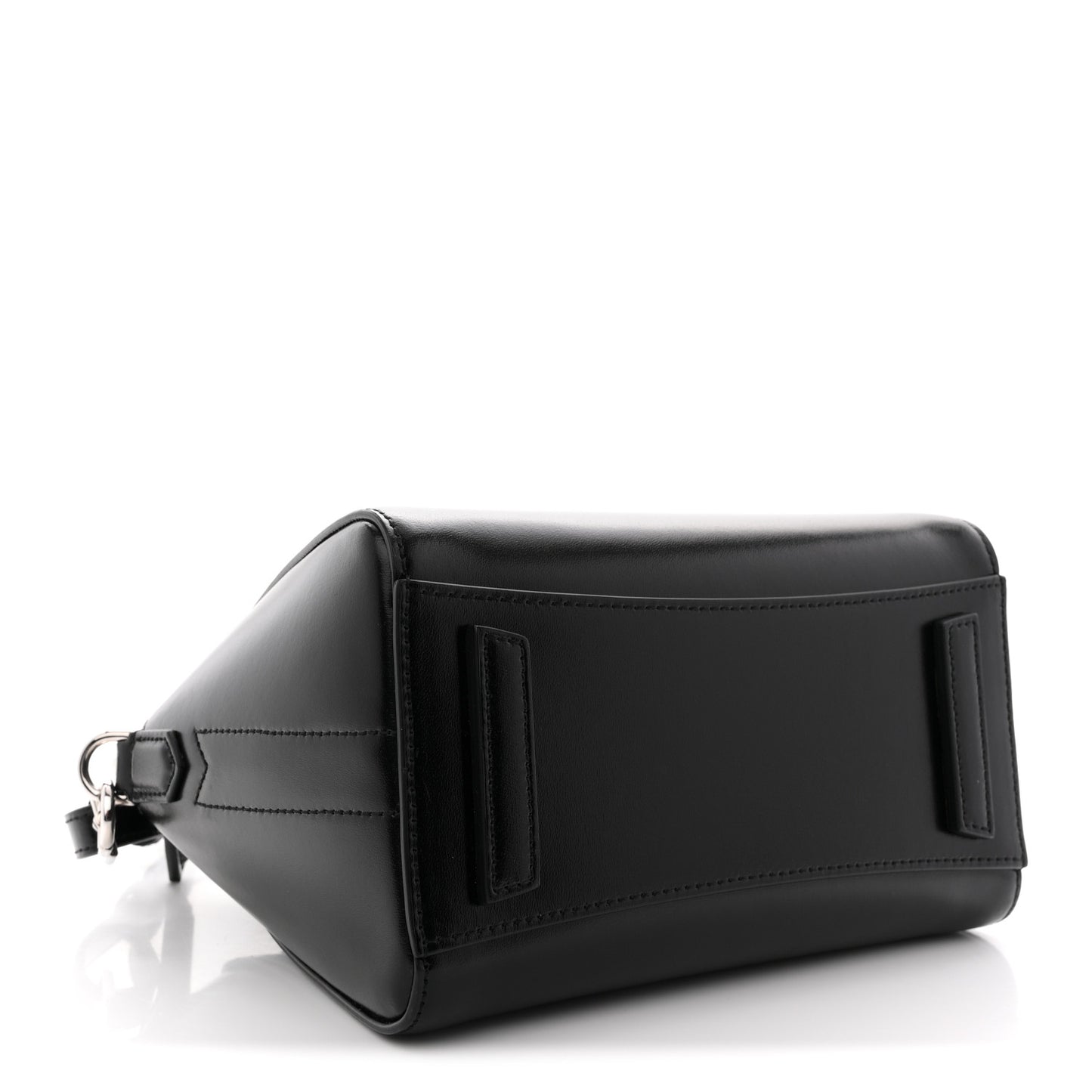 Shiny Lord Calfskin Mini Antigona Black