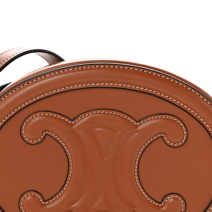 Celine Smooth Calfskin Cuir Triomphe Oval Bag Tan 9 of 12