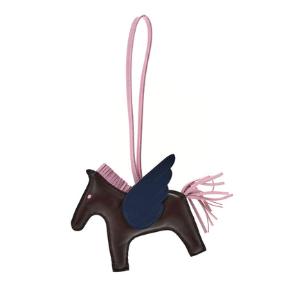 Hermes Milo Lambskin Grigri Rodeo Pegase Horse Bag Charm MM Rouge Sellier Mauve Sylvestre Bleu Saphir 1 of 7