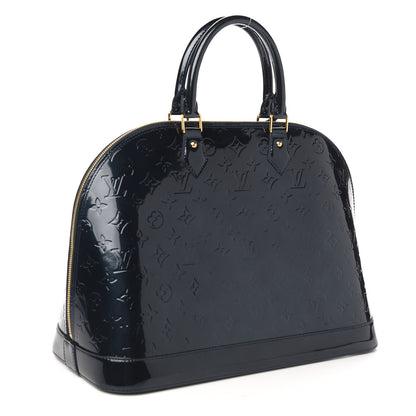 Louis Vuitton Vernis Alma GM Blue Infini 1 of 8