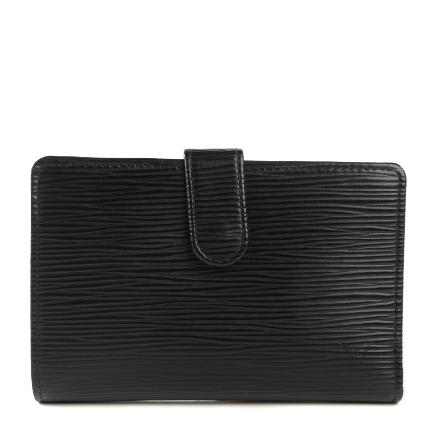 Louis Vuitton Epi French Purse Wallet Black 1 of 7