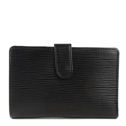 Louis Vuitton Epi French Purse Wallet Black 1 of 7