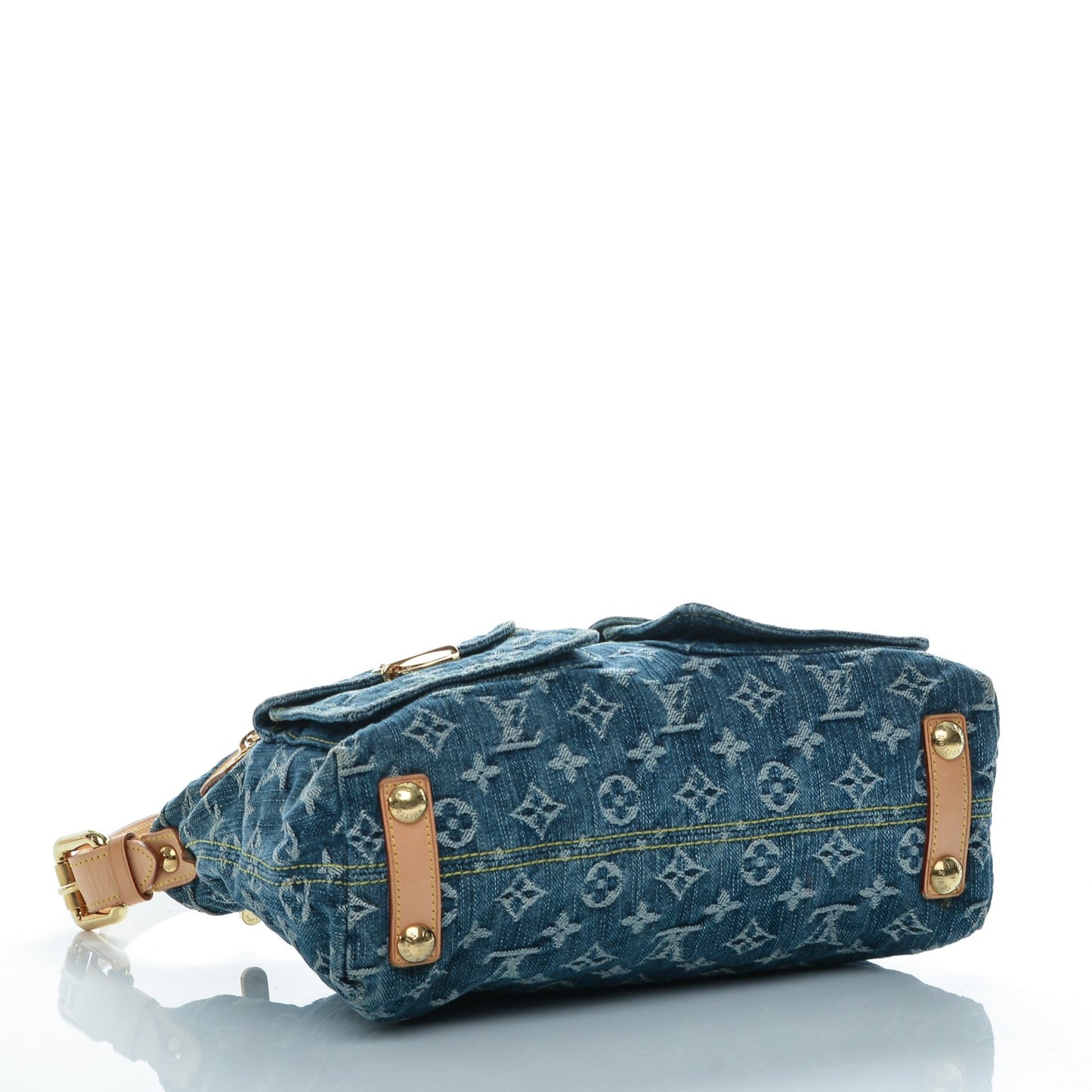 Monogram Denim Baggy PM Blue