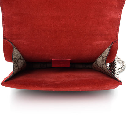 Gucci GG Supreme Monogram Mini Dionysus Shoulder Bag Hibiscus Red 6 of 11