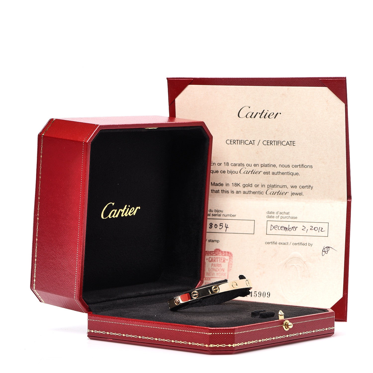 Cartier 18K Yellow Gold LOVE Bracelet 16 4 of 4