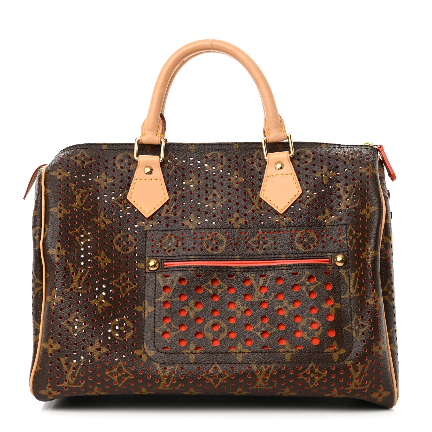 Louis Vuitton Monogram Perforated Speedy 30 Fuchsia 1 of 9