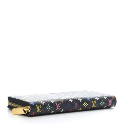 Louis Vuitton Monogram Multicolor Zippy Wallet Black Grenade 4 of 8