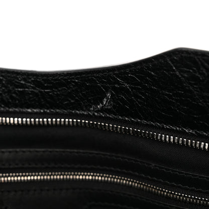 Balenciaga Agneau Arena Silver Hardware Medium Le City Black 11 of 12