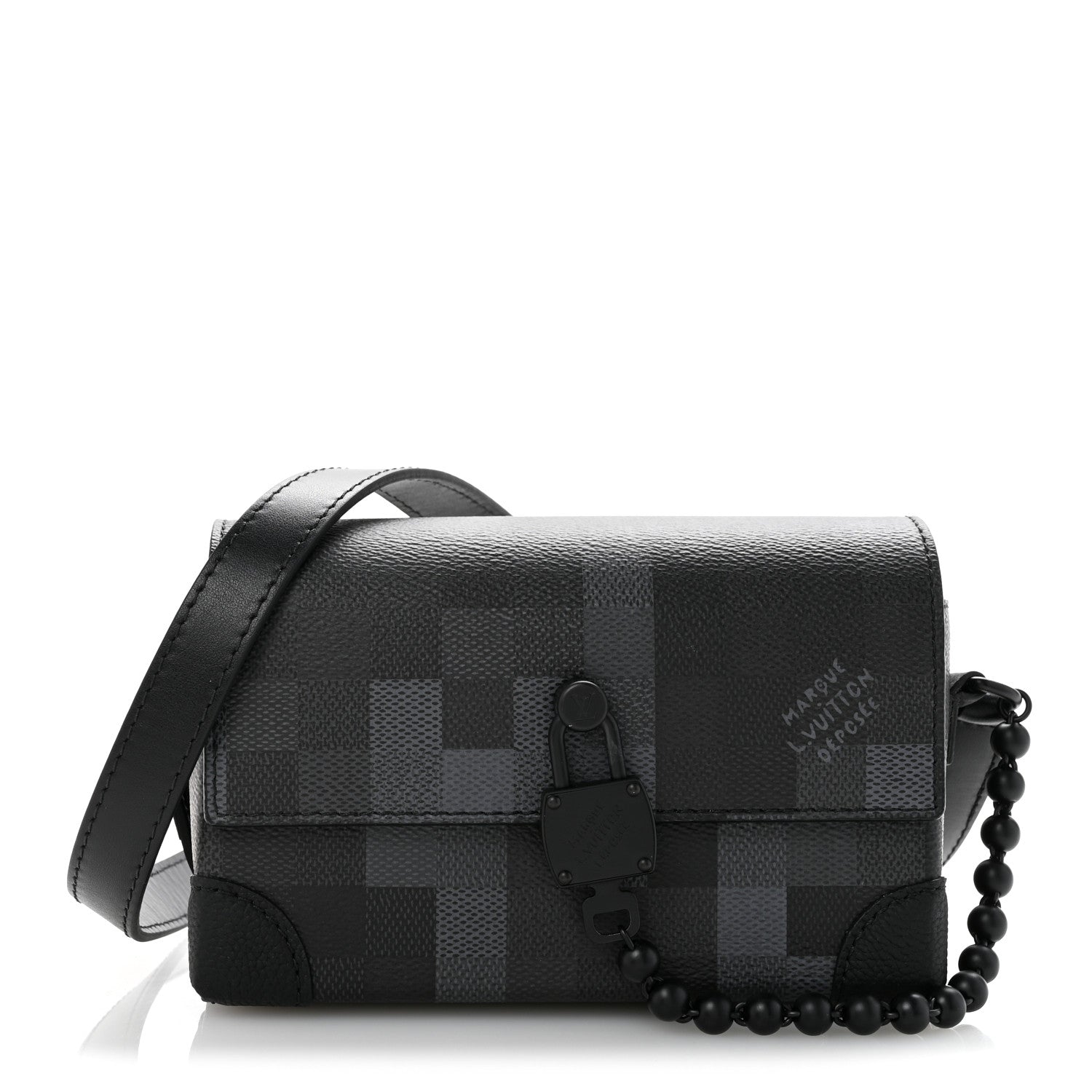 Louis Vuitton Damoflage Steamer Wearable Wallet Black 1 of 10