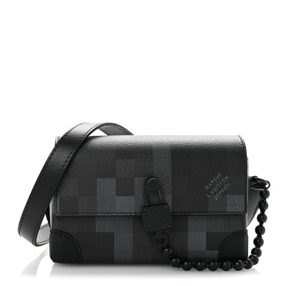 Louis Vuitton Damoflage Steamer Wearable Wallet Black 1 of 10