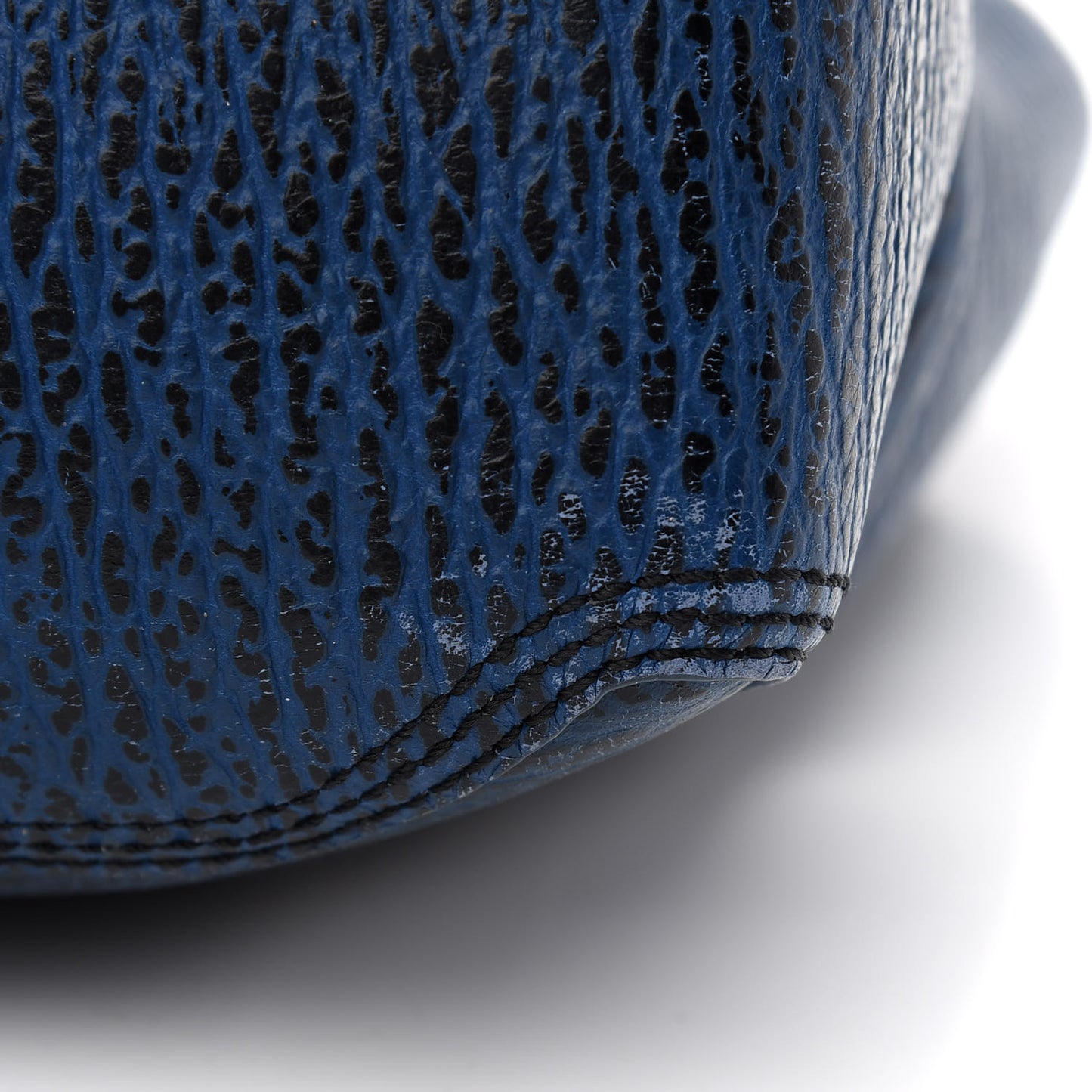 Textured Calfskin Medium Pashli Satchel Lapis