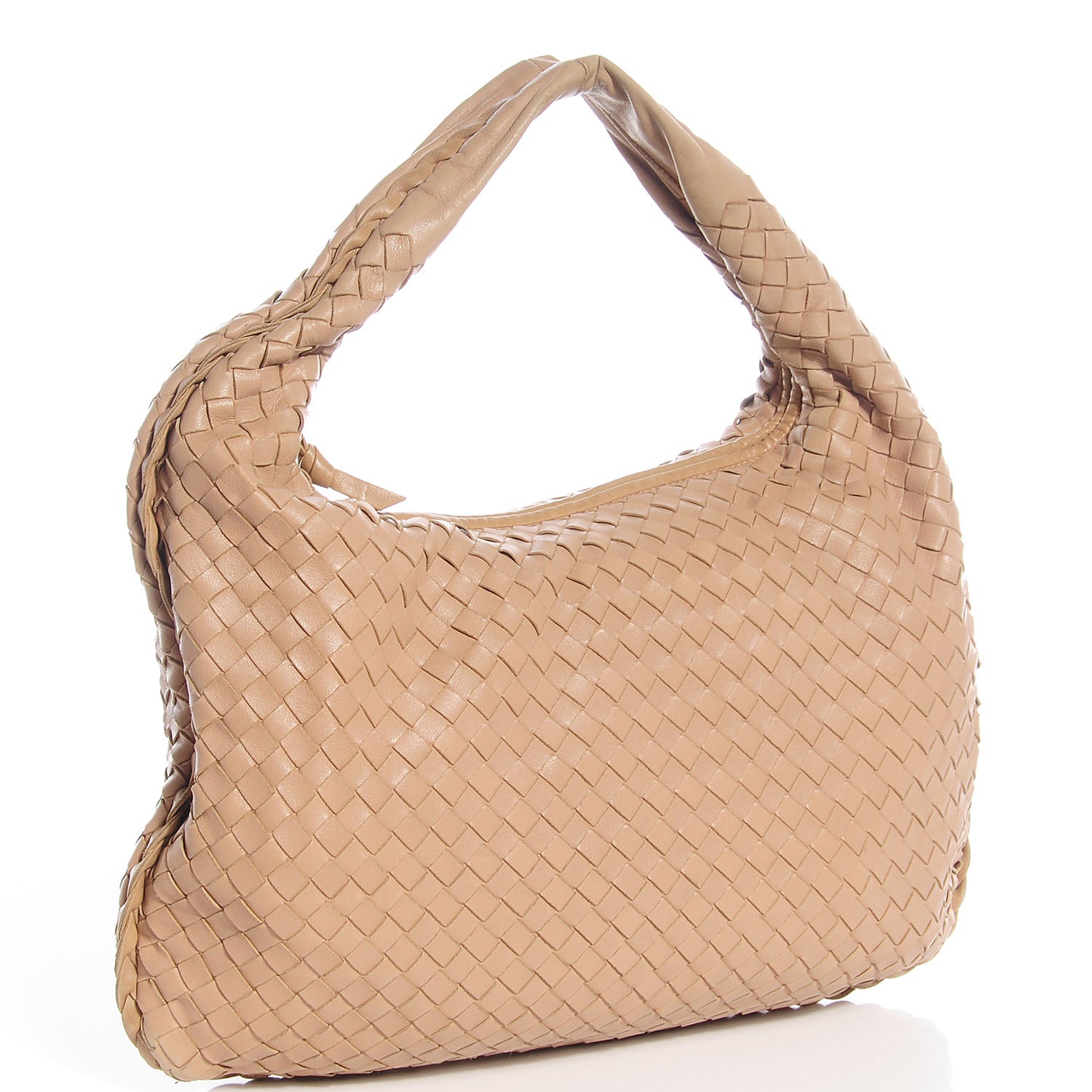 Bottega Veneta Nappa Intrecciato Medium Veneta Hobo Camel 3 of 10