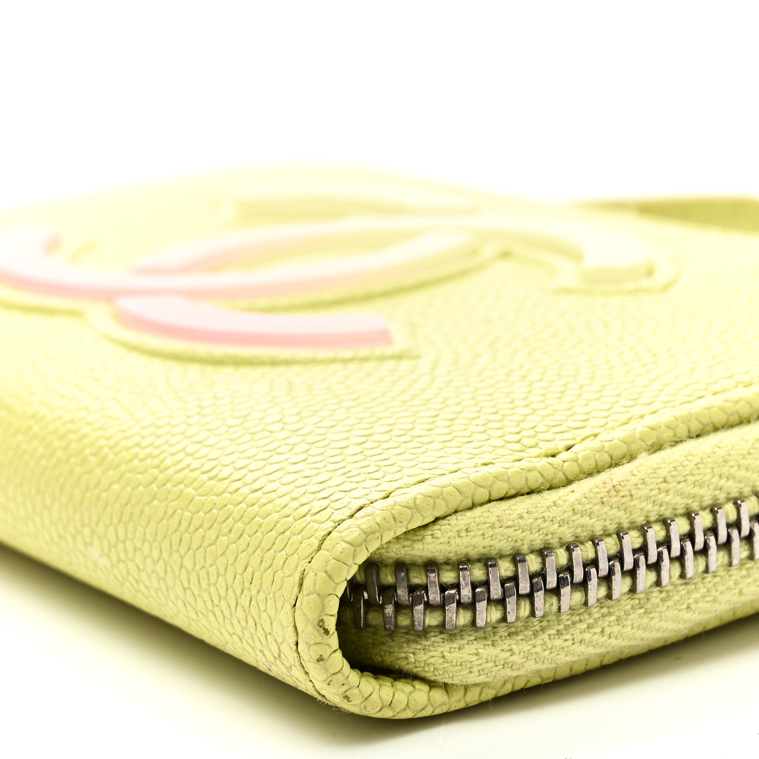Chanel Caviar Key Holder Case Light Pink Light Green 9 of 9