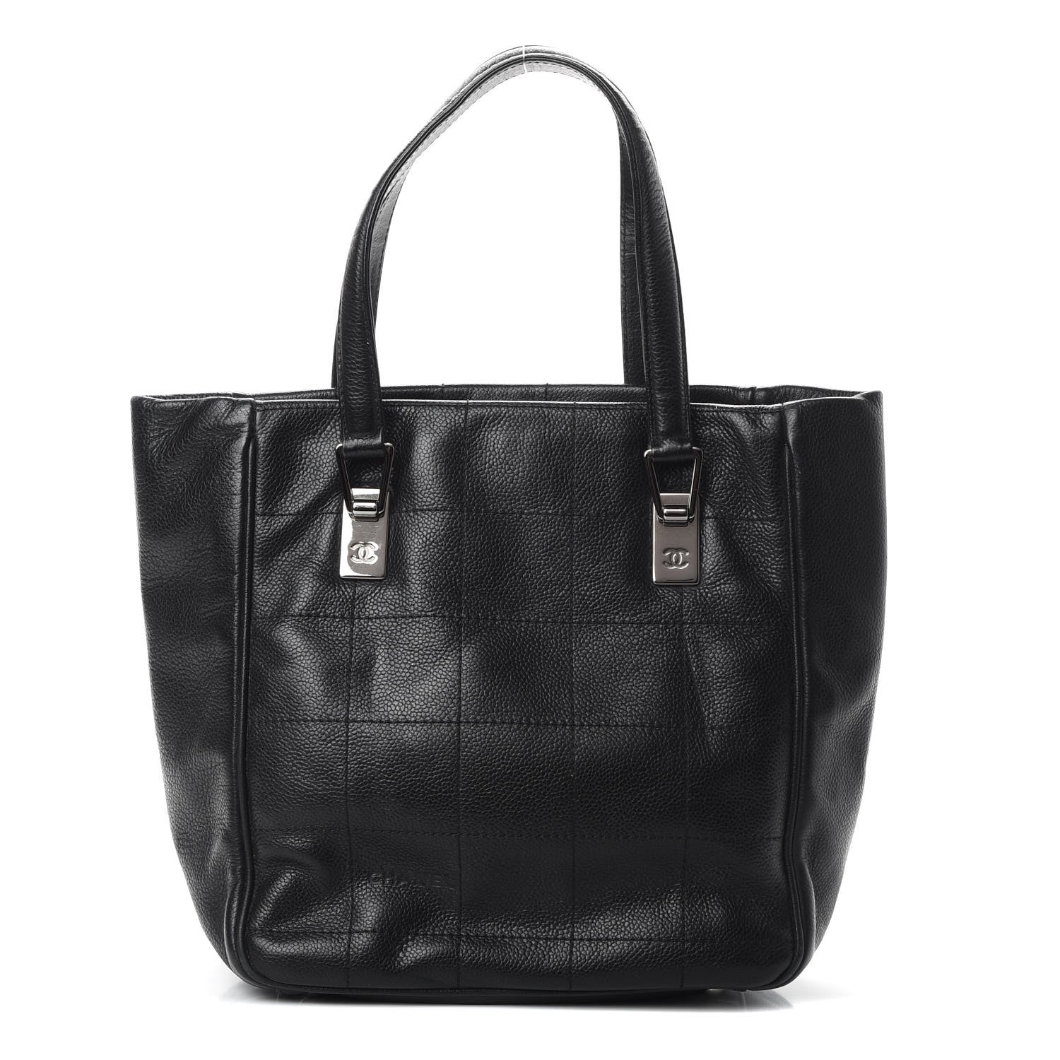 Chanel Caviar Square Stitched Tote Black 1 of 14