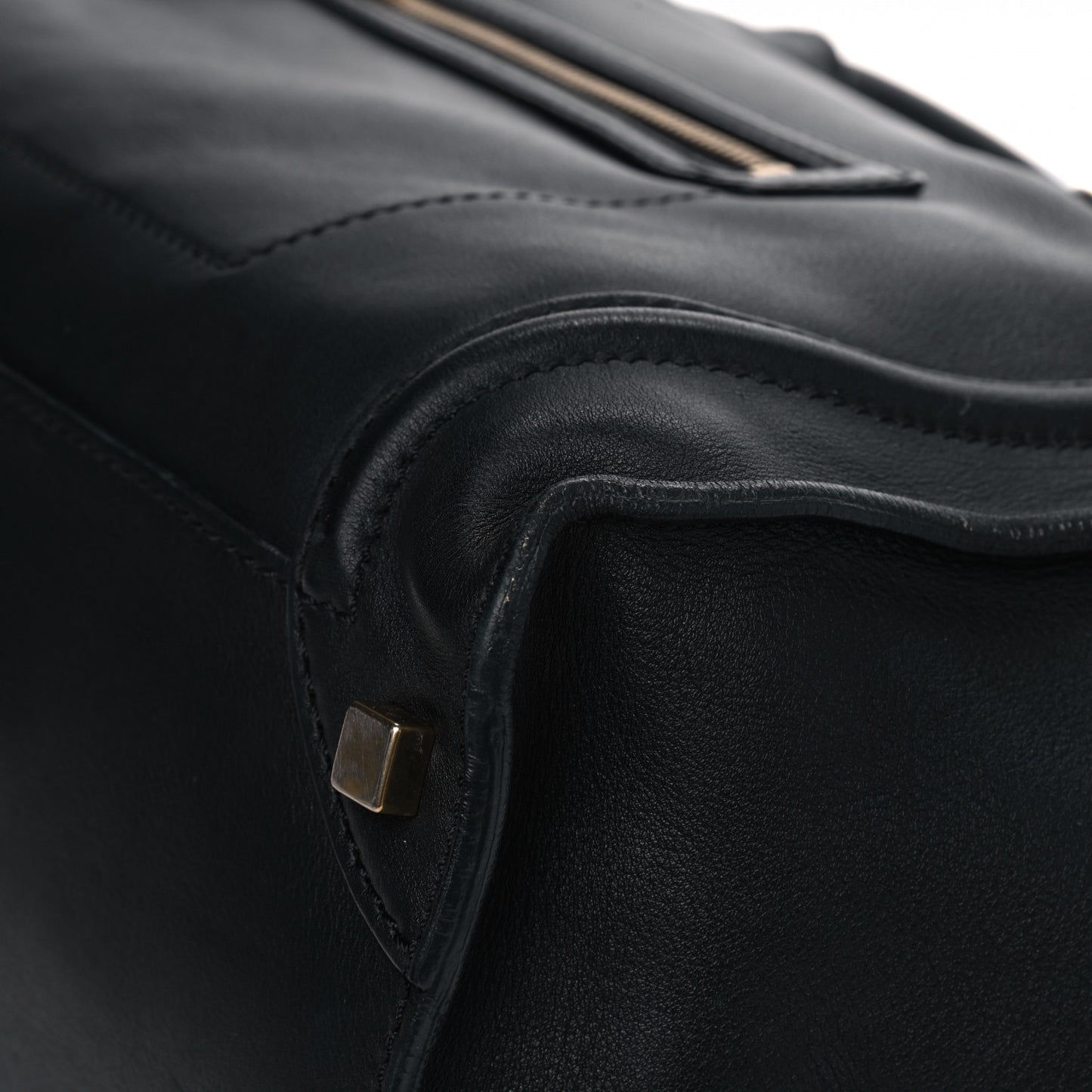 Smooth Calfskin Mini Luggage Black