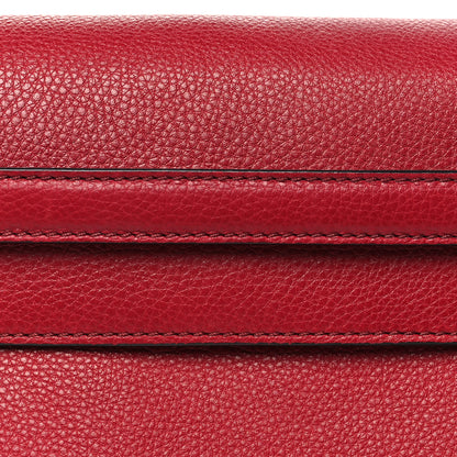 Valentino Garavani Grained Calfskin Medium My Rockstud Frame Bag Rosso Valentino 7 of 9