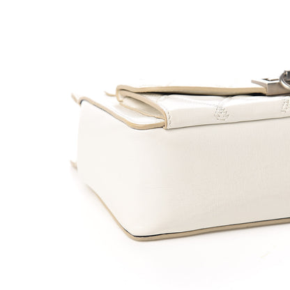 Givenchy Goatskin Diamond Quilted Pocket Crossbody White 7 of 10
