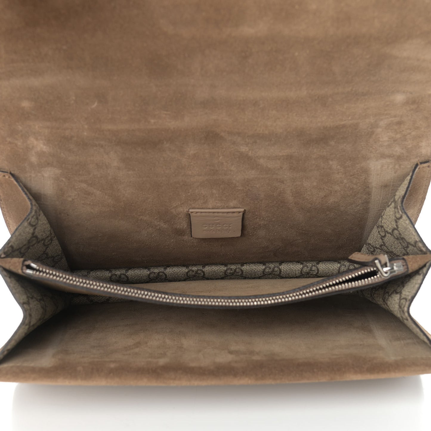 GG Supreme Monogram Small Dionysus Shoulder Bag Taupe