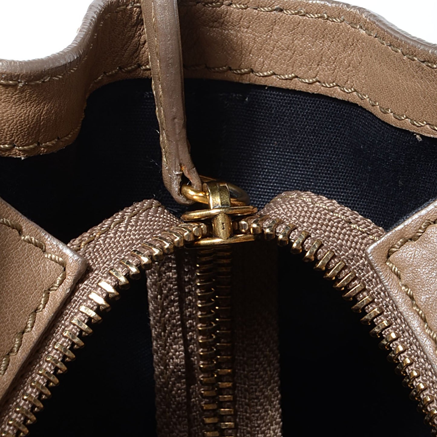 Smooth Calfskin Nano Luggage Camel