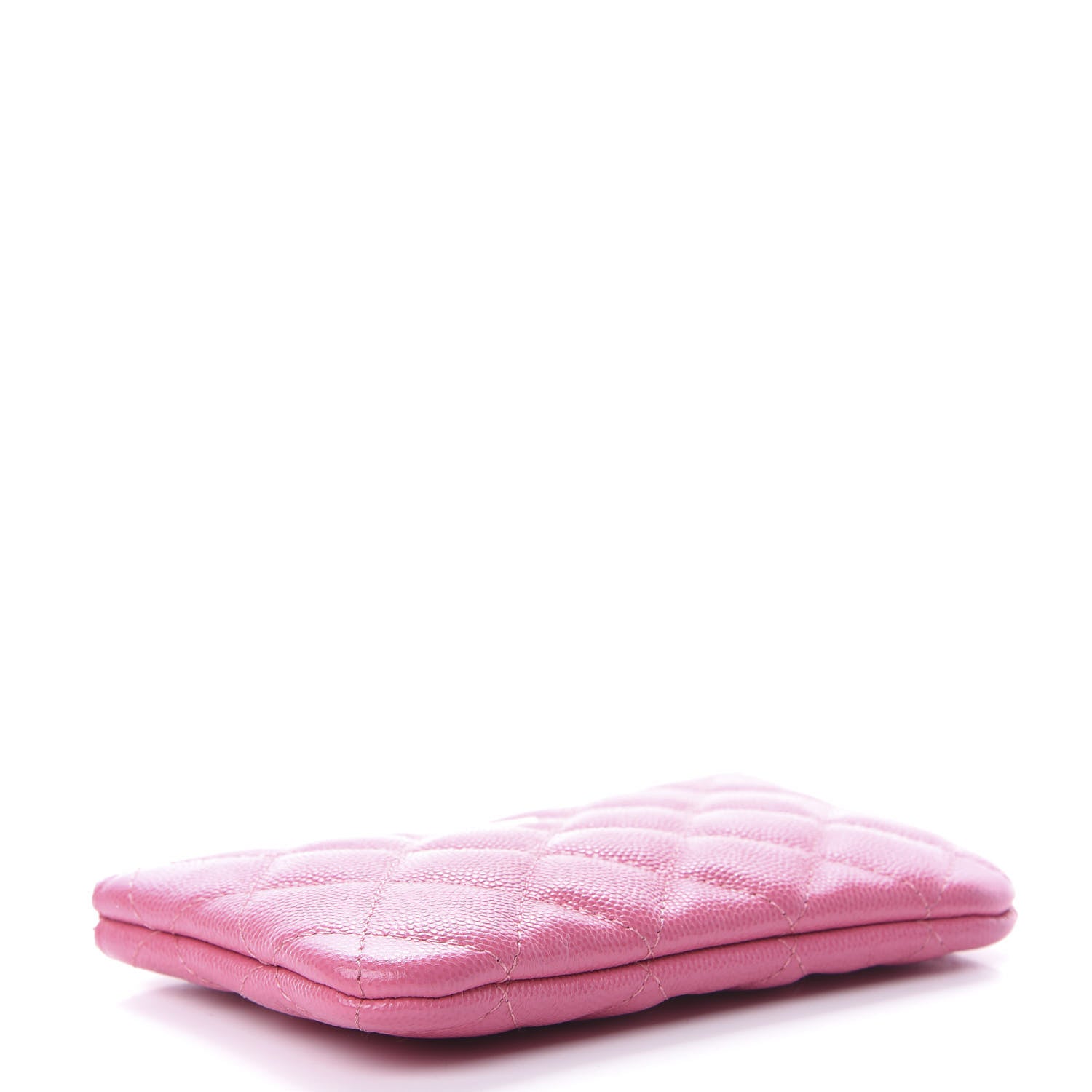 Chanel Shiny Caviar Quilted Small Cosmetic Case Pink 4 of 10
