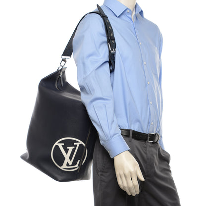 Louis Vuitton Taurillon East Side Duffle Indigo 2 of 8