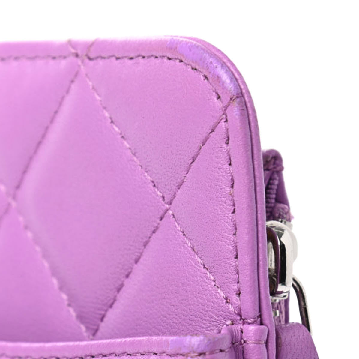 Quilted CC Phone Holder Light Purple