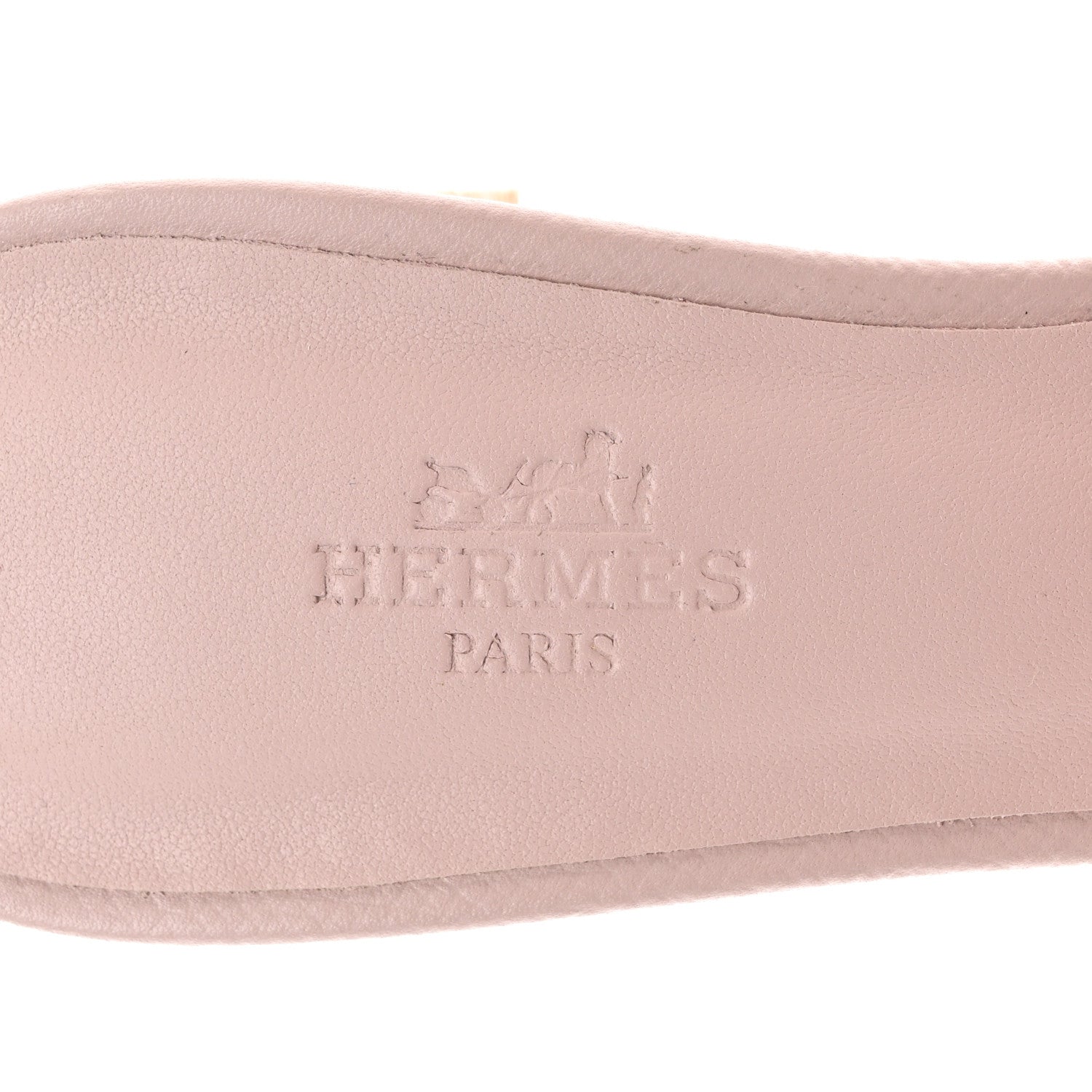 Hermes Epsom Oasis Sandals 36.5 Rose Porcelaine 7 of 8