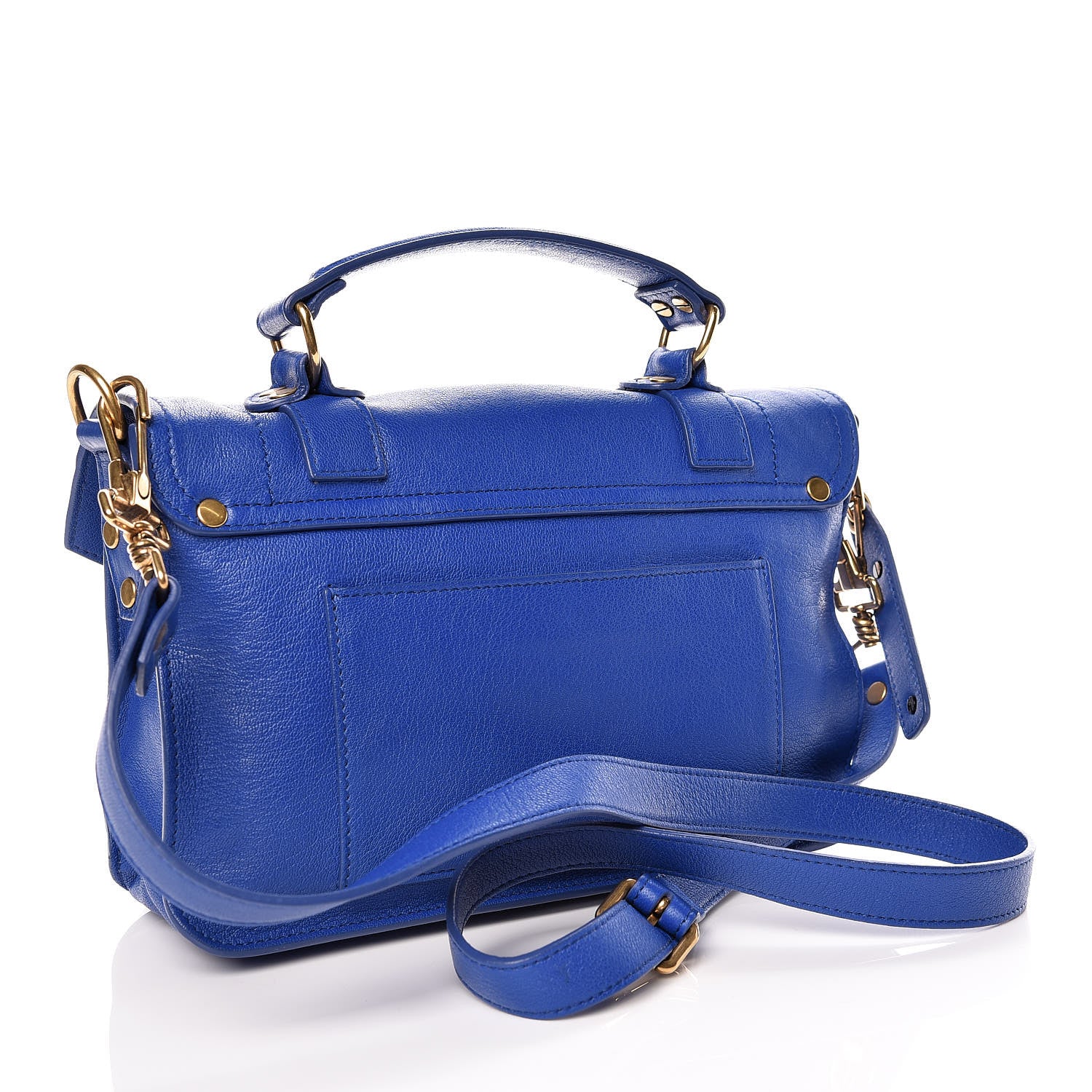Proenza Schouler Lambskin Tiny PS1 Satchel Royal Blue 3 of 11