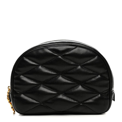 Saint Laurent Lambskin Quilted Lolita Cosmetic Pouch Black 1 of 7