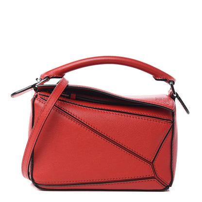 Loewe Calfskin Mini Puzzle Bag Pomodoro 1 of 9