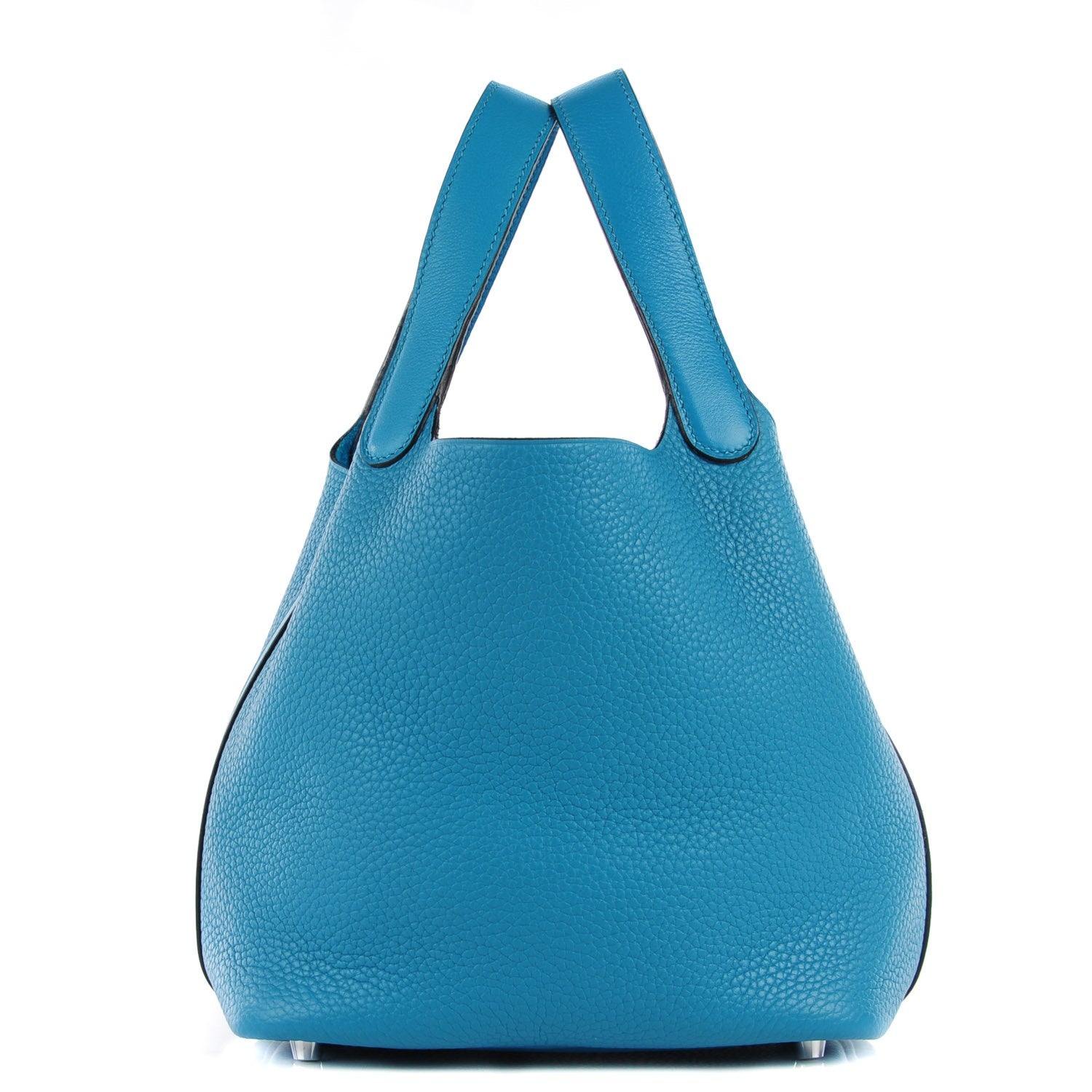 Hermes Taurillon Clemence Picotin Lock 18 PM Turquoise 1 of 9