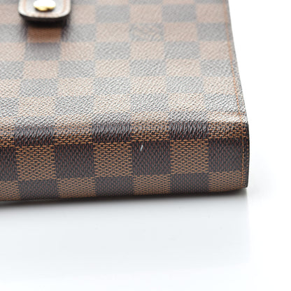 Louis Vuitton Damier Ebene Medium Ring Agenda Cover 9 of 9