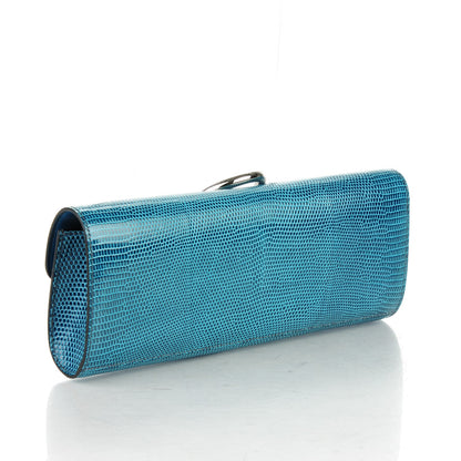 Hermes Lizard Egee Clutch Petrole 8 of 14