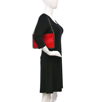 Stella McCartney Shaggy Deer Falabella Clutch Cherry 2 of 10