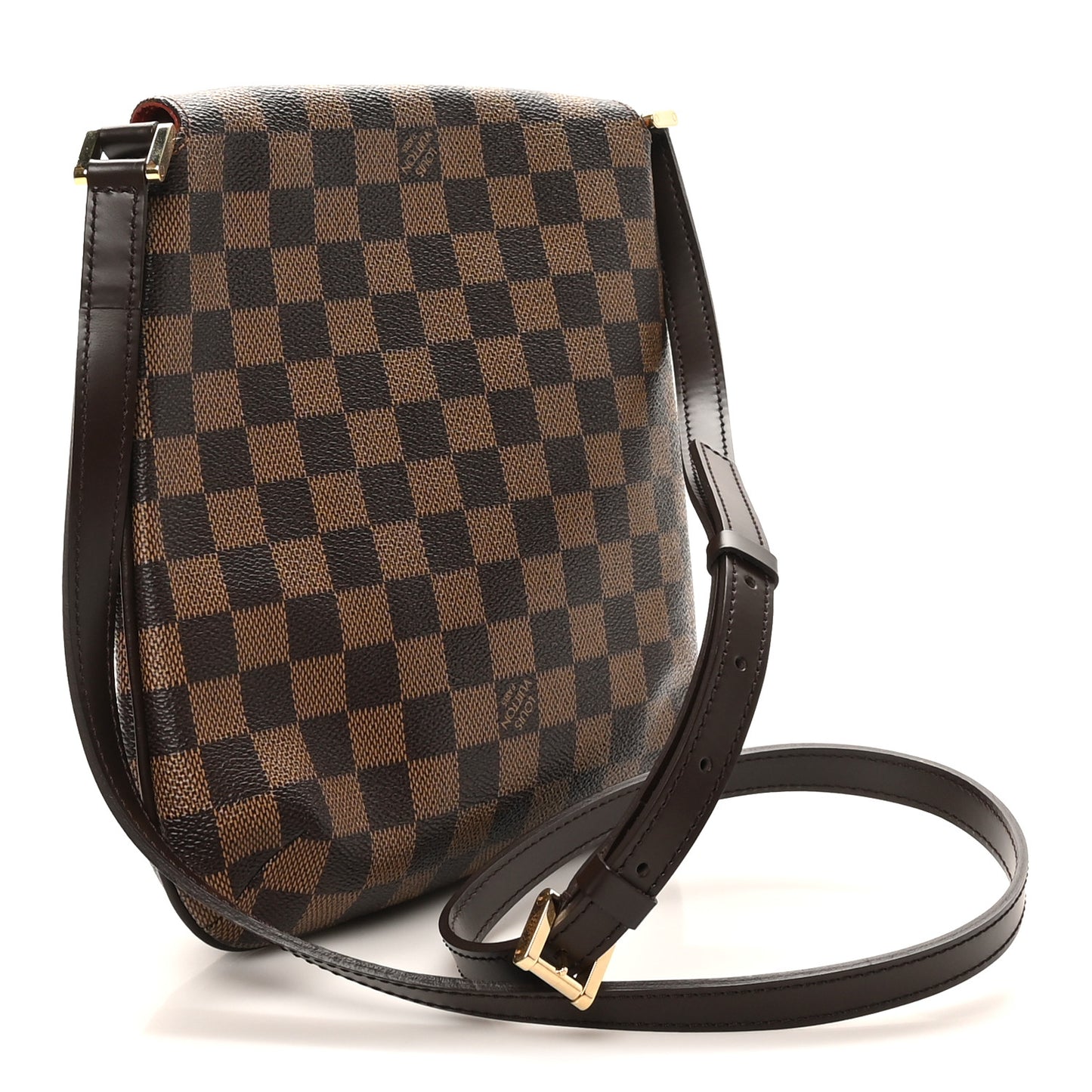 Damier Ebene Musette Salsa Long Strap