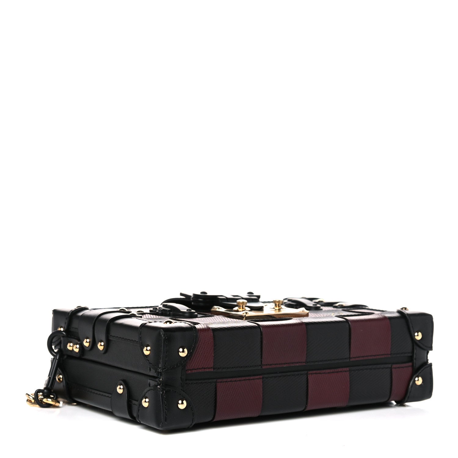 Louis Vuitton Damier Tressage Petite Malle Black 4 of 10