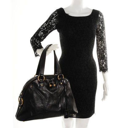 Saint Laurent Calfskin Large Muse Black 2 of 7