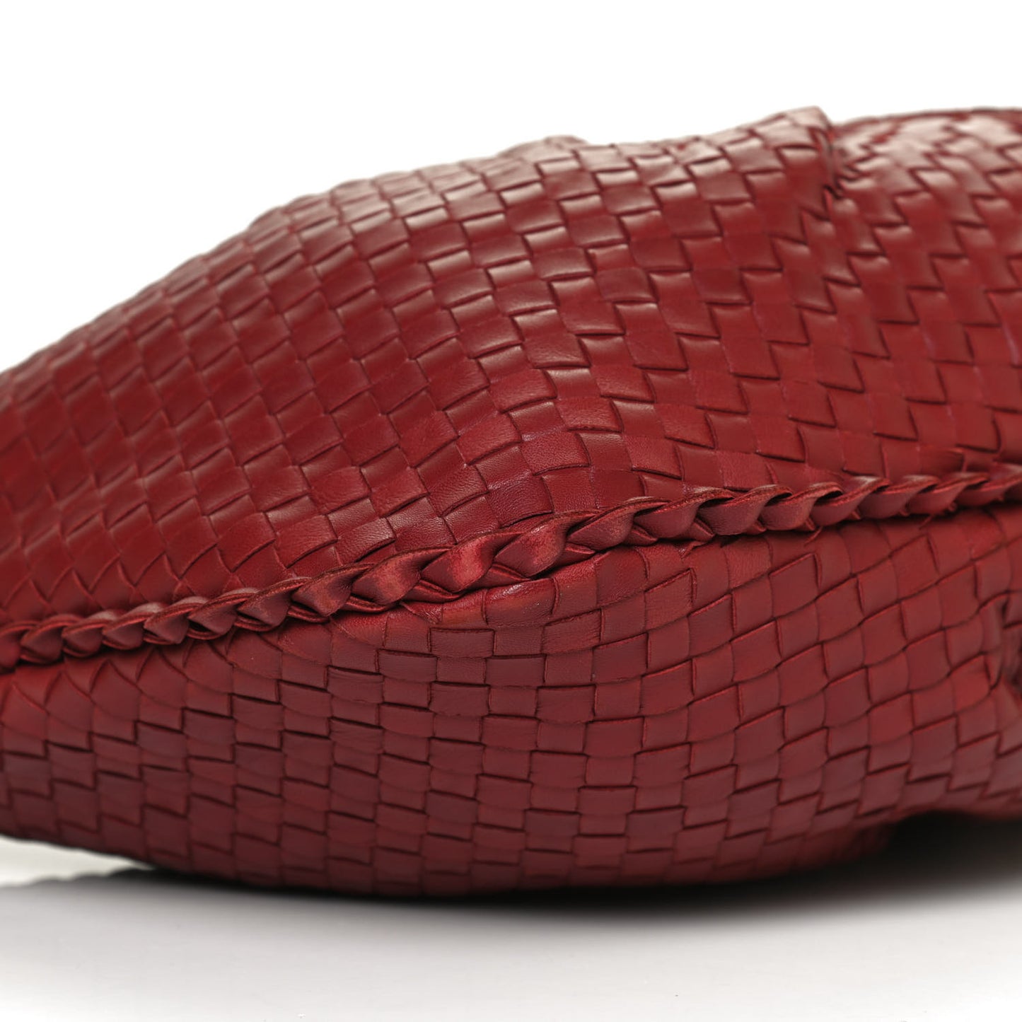 Nappa Intrecciato Pleated Large Veneta Hobo Eclipse