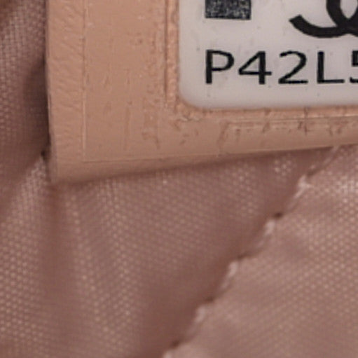 Chanel Caviar Quilted Small Curvy Pouch Cosmetic Case Light Pink 7 of 9