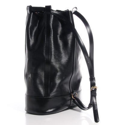 Louis Vuitton Epi Randonnee GM Black 3 of 7