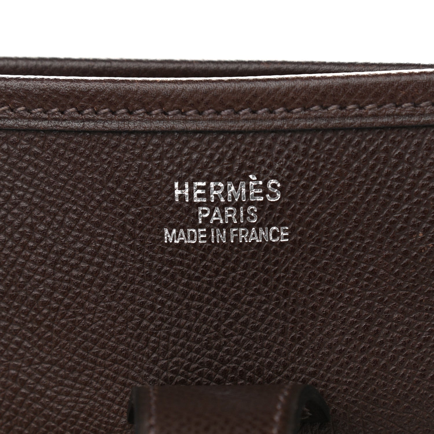 Hermes Epsom Evelyne II GM Chocolate 6 of 12