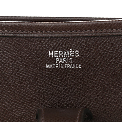 Hermes Epsom Evelyne II GM Chocolate 6 of 12