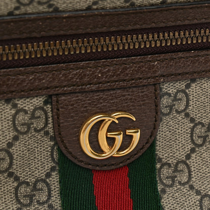 Gucci Soft GG Supreme Monogram Medium Ophidia Belt Bag Dark Brown 13 of 13