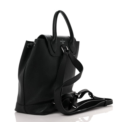 Louis Vuitton Calfskin Lockme Backpack Black 3 of 9