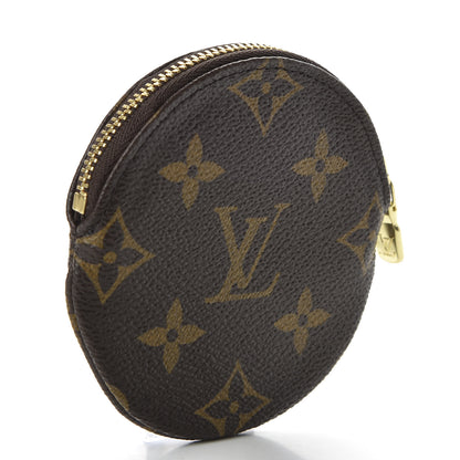Louis Vuitton Monogram 2019 Christmas Animation Round Coin Purse Blue 3 of 7