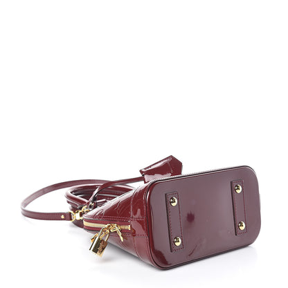 Louis Vuitton Vernis Alma BB Griotte 4 of 9