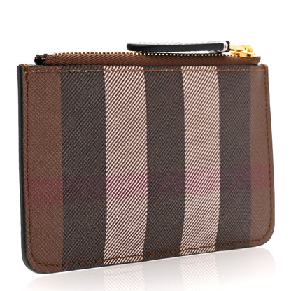 Burberry Kelbrook Exaggerated Check Canvas Card Case Birch Brown 3 of 7