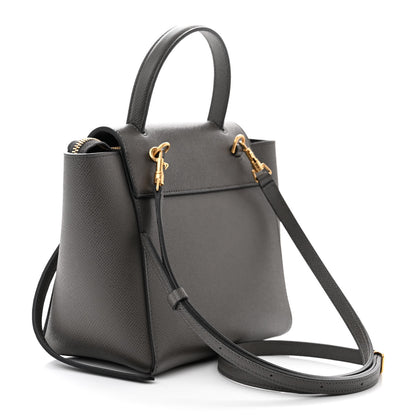 Celine Grained Calfskin Nano Belt Bag Grey 3 of 12